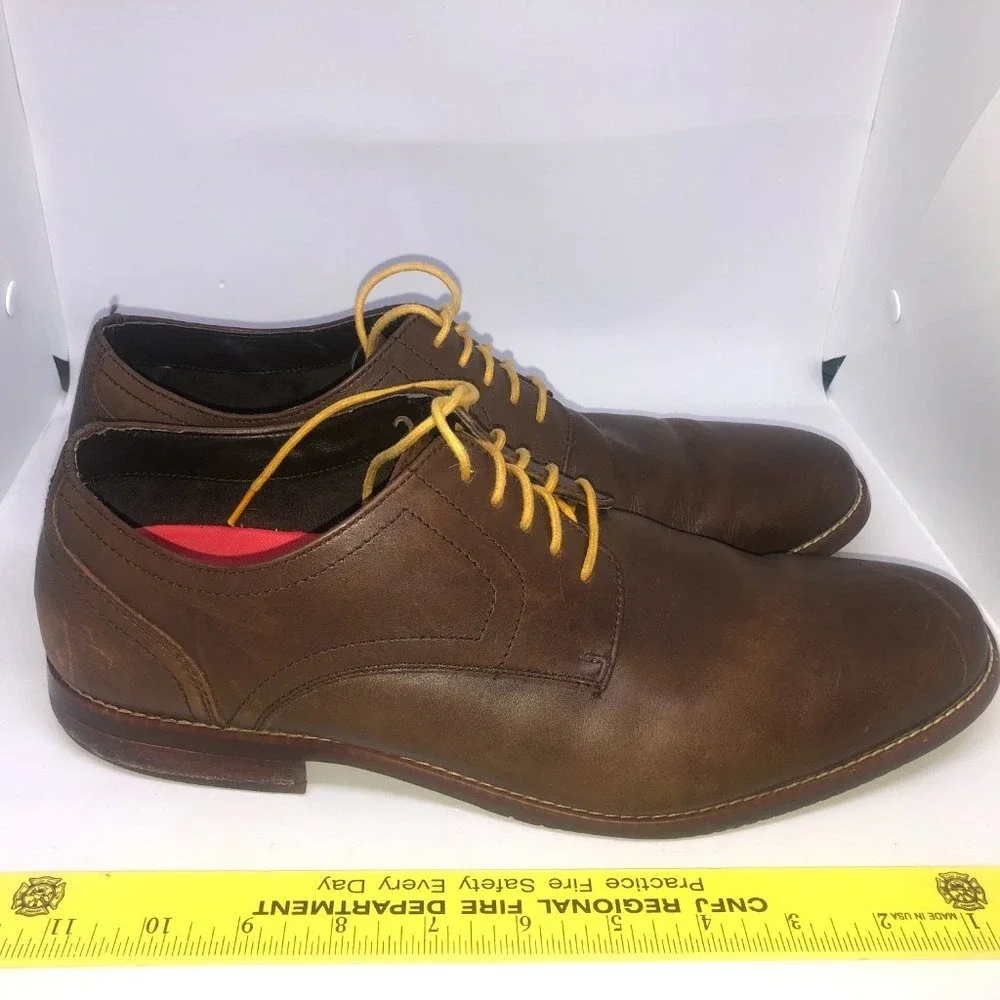 Rockport Men's Brown‎ Lace Up Oxfords 11